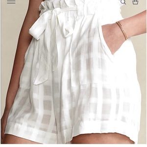 NEW Ralph Lauren POLO Plaid Cotton Self-Tie Short Size Small